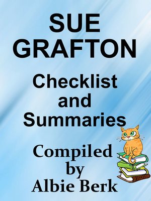cover image of Sue Grafton- Summaries & Checklist